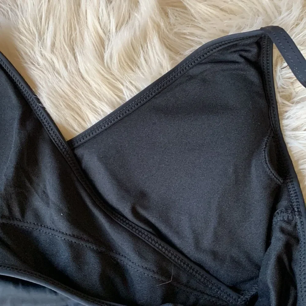 Designer One Piece Swimsuit black S